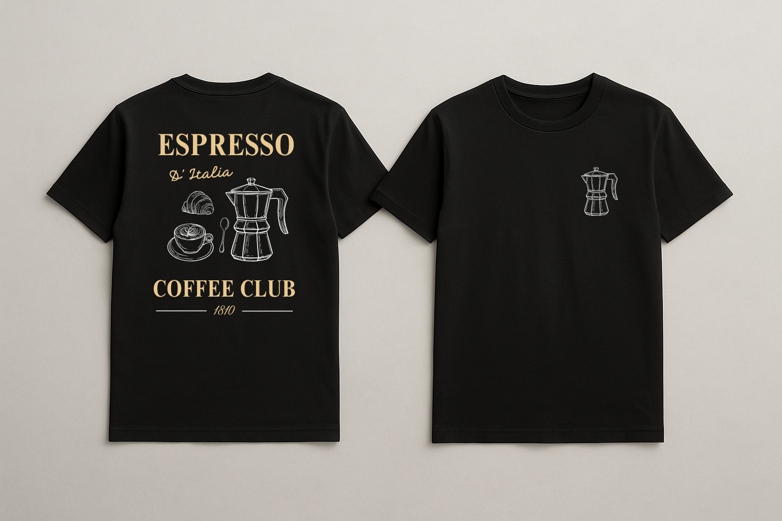 Camiseta Coffee Black