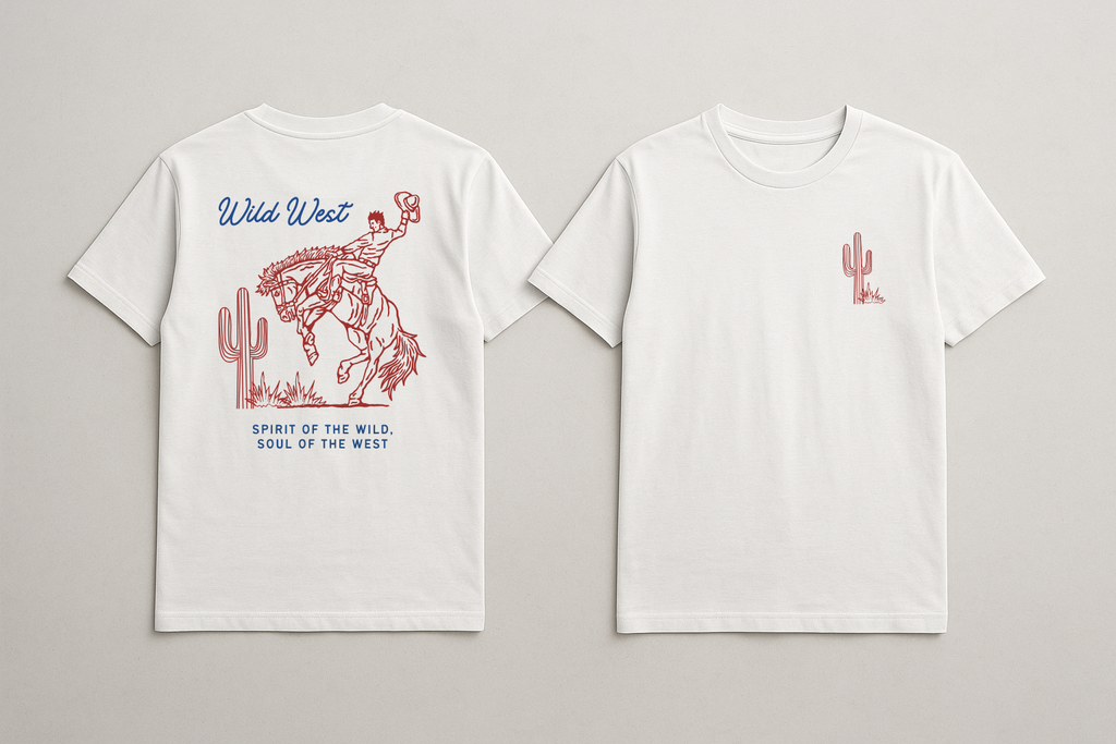 Camiseta Wild West White