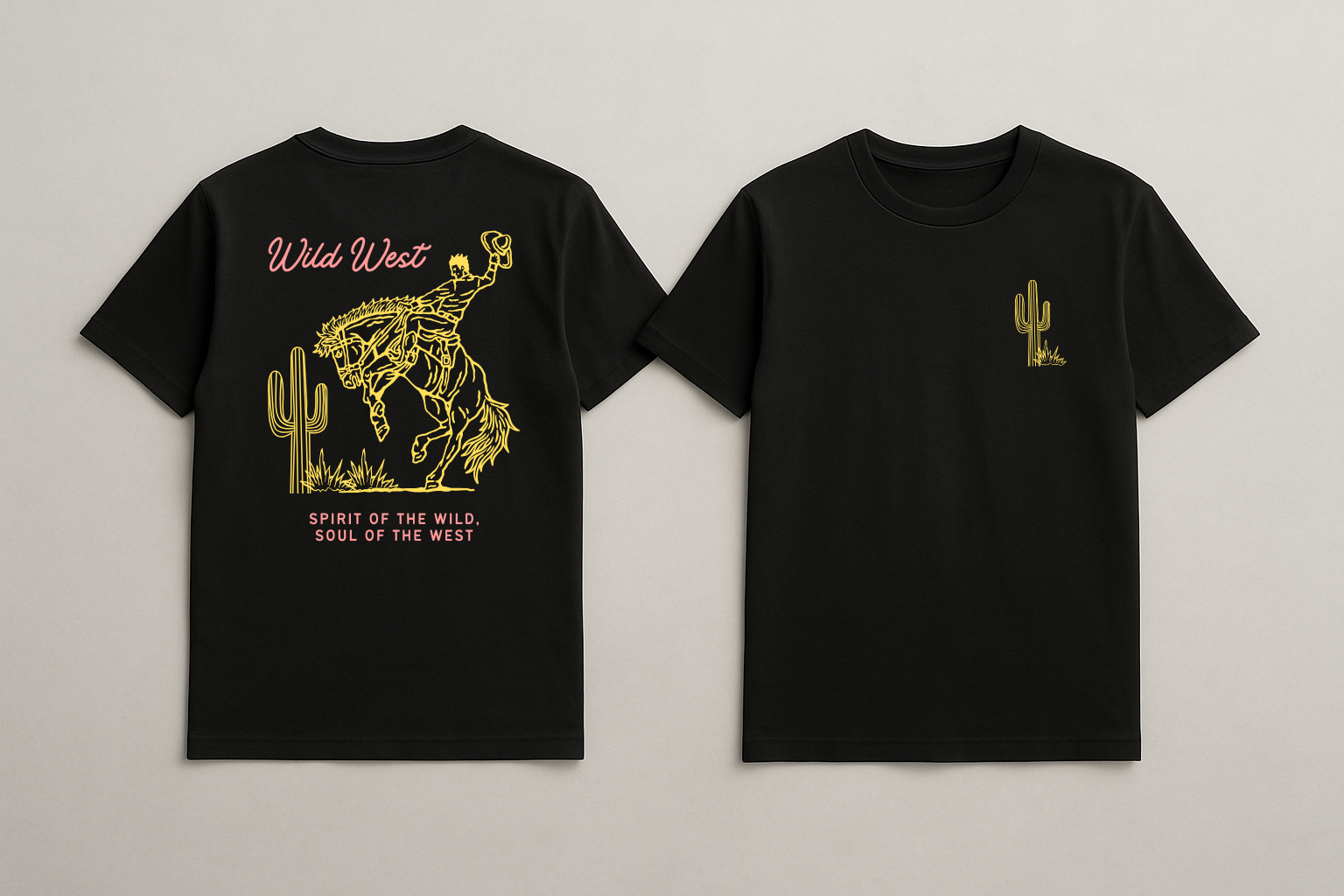 Camiseta Wild West Black