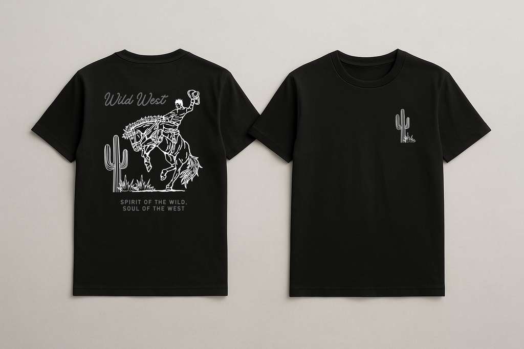 Camiseta Wild West Black