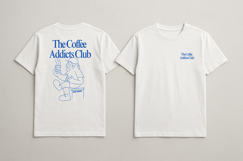 Camiseta Coffee Addicts White