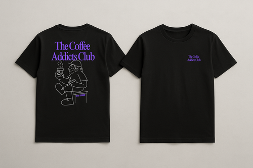 Camiseta Coffee Addicts Black