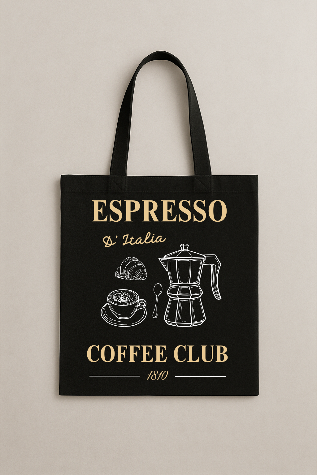 Tote Bag Espresso Beige