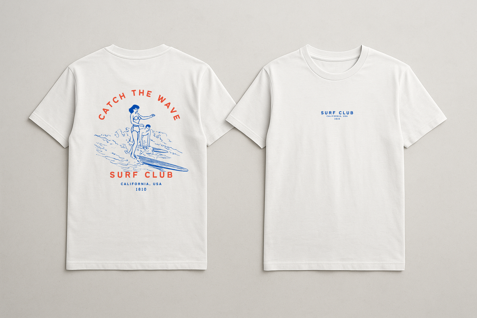 Camiseta Surf Club Azul